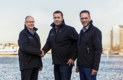 Von links: Volker Engel, Paul Hajduk, Martin Harder