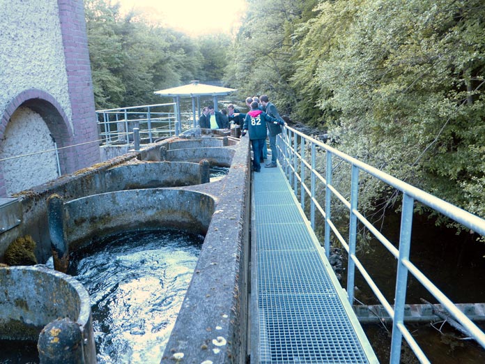 Besichtigung des Wasserkraftwerk II der Stadtwerke Kiel - OT Raisdorf